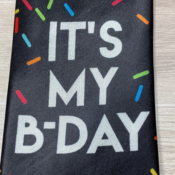 Amscan It’s My B-Day Black Tie with Colorful Sprinkles - Picture 2 of 14